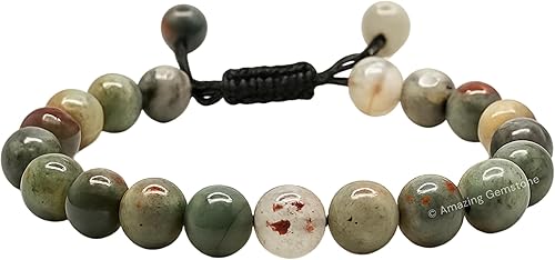 Miniatura 141 de Amazing Gemstone Crystal Bracelet for Women Men's Gifts - Protection Healing Crystal Bracelet - 8mm Gemstone Beaded Adjustable Bracelet Pulseras