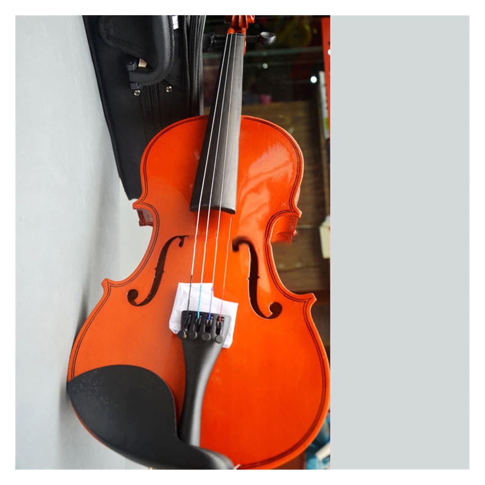 Geige Violine Für Kinder Violin Studentin 1/8 1/4 1/2 3/4 4/4 Violine Violine Senden Violinfall/Bogen Violine (Color : 1-8)