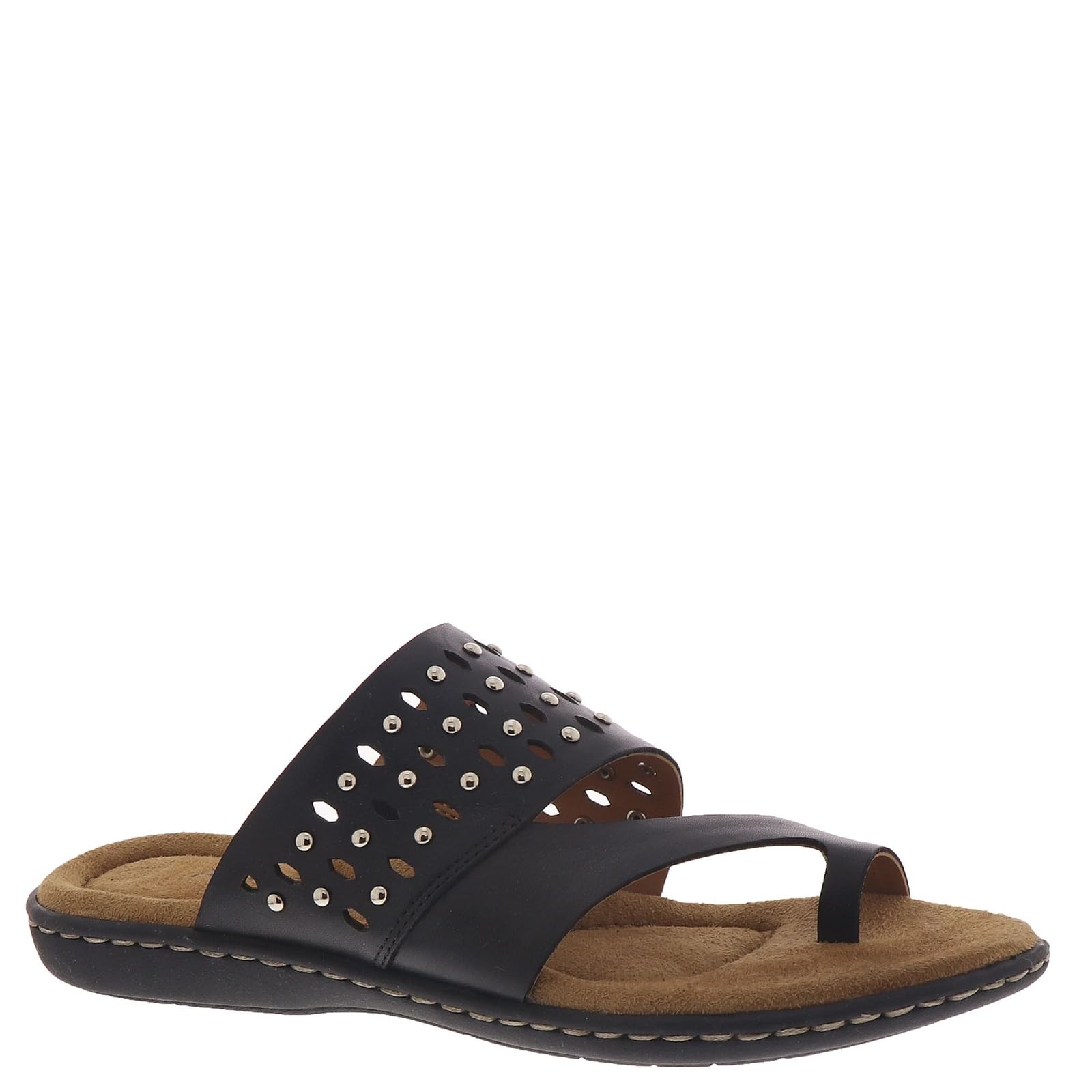 ARRAY Women's Catalina Leather Slip-On Sandal with Studs