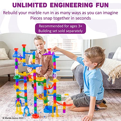 image for Marble Genius Marble Run Booster Set - 30 Pieces Total (10 Action Piec