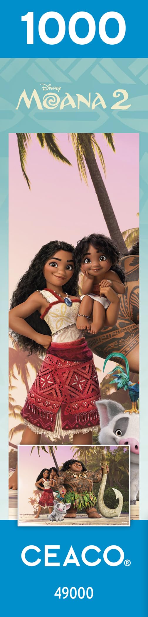 Ceaco - Disney Moana 2 On The Beach - 1000 Piece Jigsaw Puzzle for Adults by CEACO - Used condition - Image 4