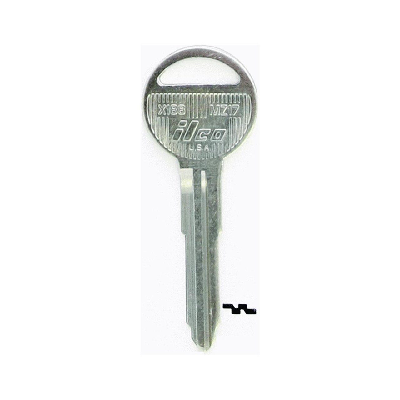 KABA ILCO MZ17-X188 Master Key Blank For Mazda MPV Van 1989