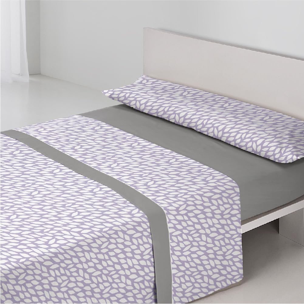 Sedalinne - Juego 3 Piezas sábanas térmicas Llanes - Cama 90x190 cm - Tejido Pirineo - Sábanas de Invierno - Total Confort - Incluye Bajera Ajustable, encimera y Funda de Almohada - Color Gris