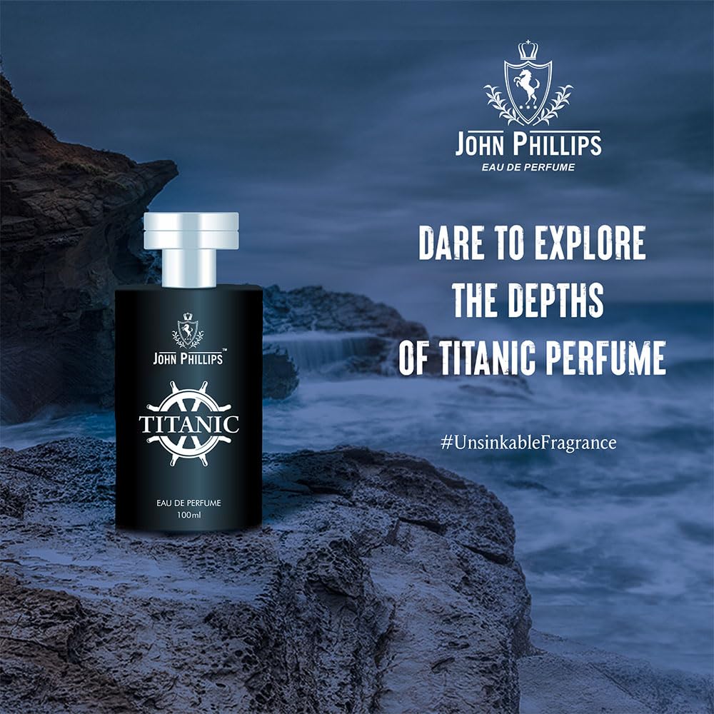 Buy John Phillips™ Titanic Eau De French Perfume - Unisex Perfume