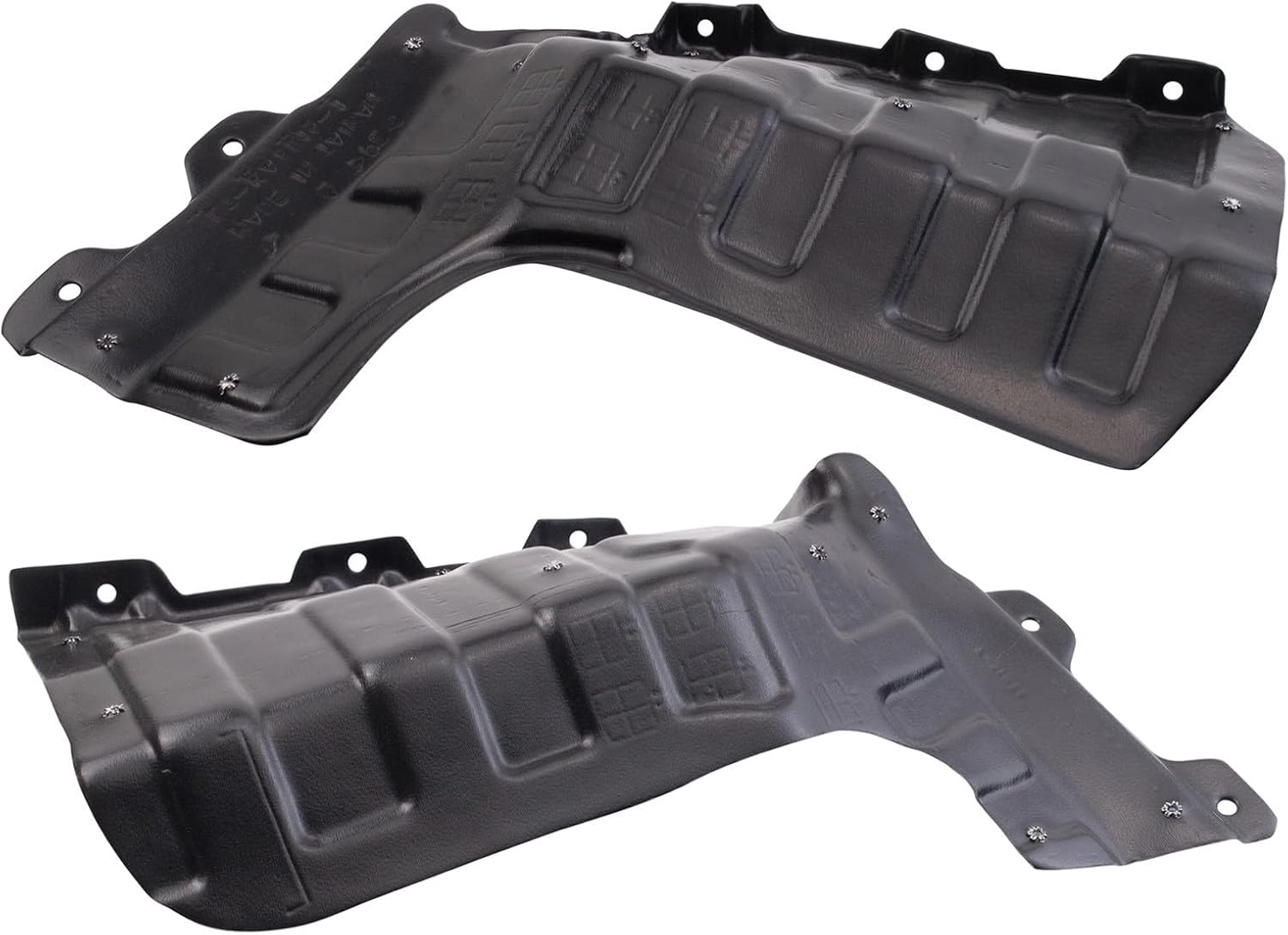TRQ Engine Splash Shield Driver & Passenger Side KI1228135 KI1228136 Compatible with 2012-2013 Kia Soul