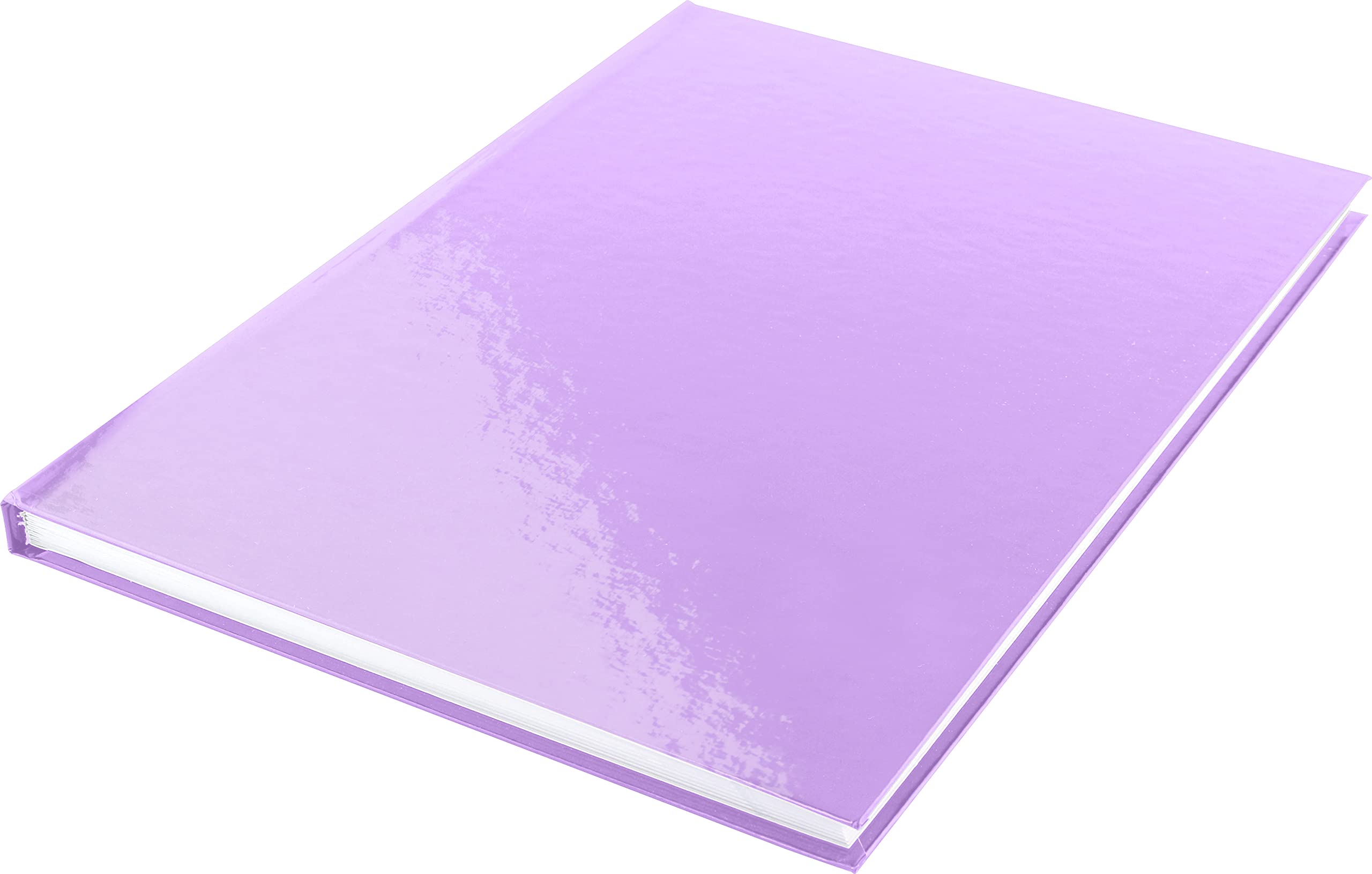Kangaro KTC szkicownik Kangaro A4 pusty z fioletową fioletową pastelową twardą okładką, 80 arkuszy 100 gramów, biały papier bezkwasowy, K-5354