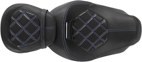 Miniatura 7 de Juego de asiento de conductor y pasajero de perfil bajo para Harley Touring Road King FLHR Street Glide Road Glide Street Glide Ultra Limited