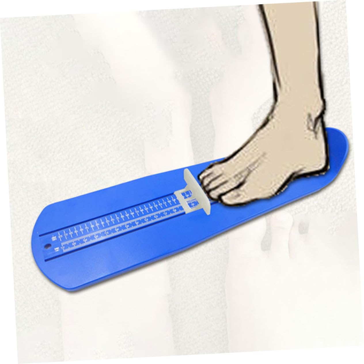 10piezas Medidores De Pies Para Us Dispositivo De Medición De Calzado Para Adultos Regla Precisa Para Pies Casa Medidor Zapatos Para Hombres y Mujeres