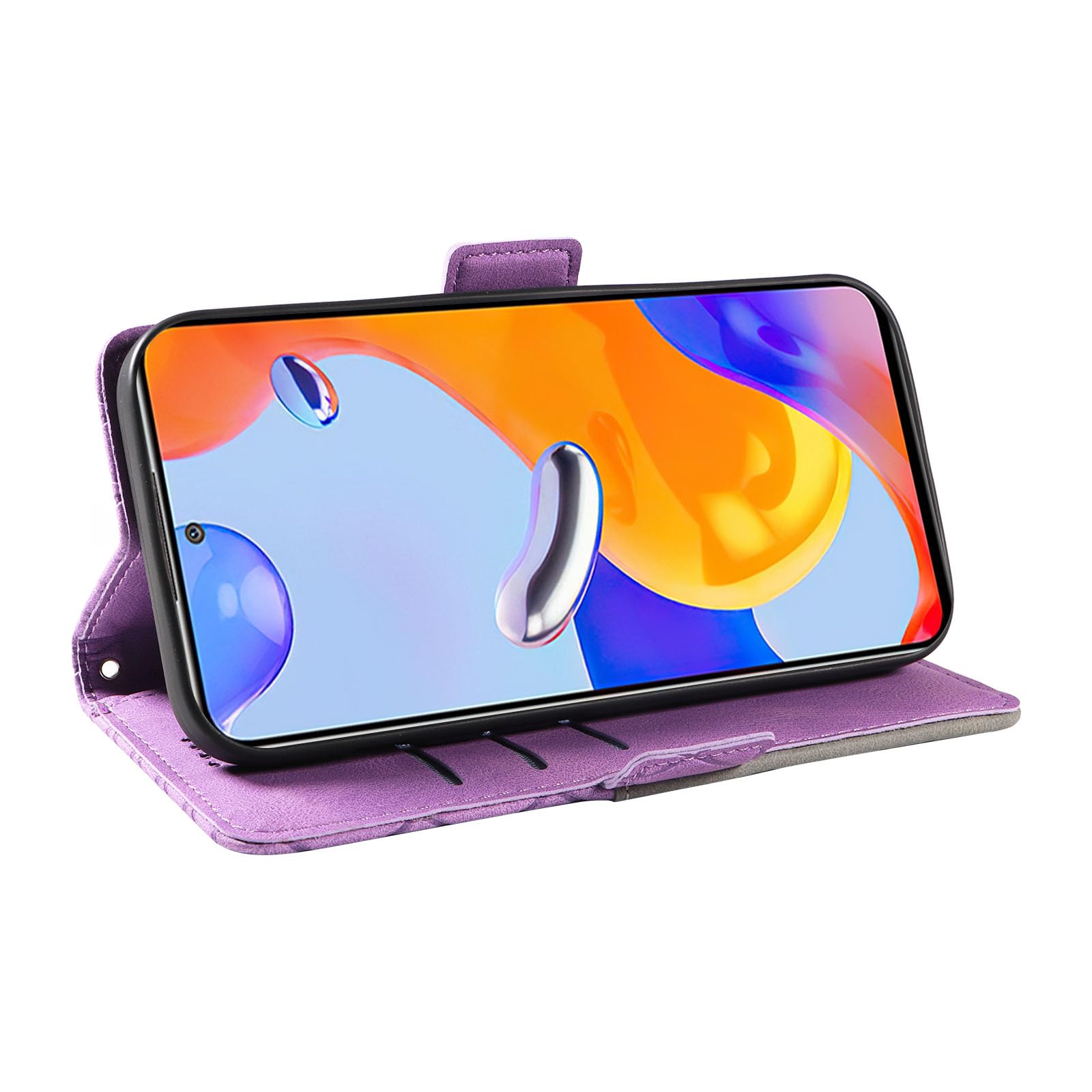 BeyondTop Custodia Flip per Xiaomi Redmi Note 11 PRO 5G, Caso Pelle PU Portafoglio con Chiusura Magnetica e Carte Slot Case Protettiva Cover Antiurto per Xiaomi Redmi Note 11 PRO 5G-3DXM