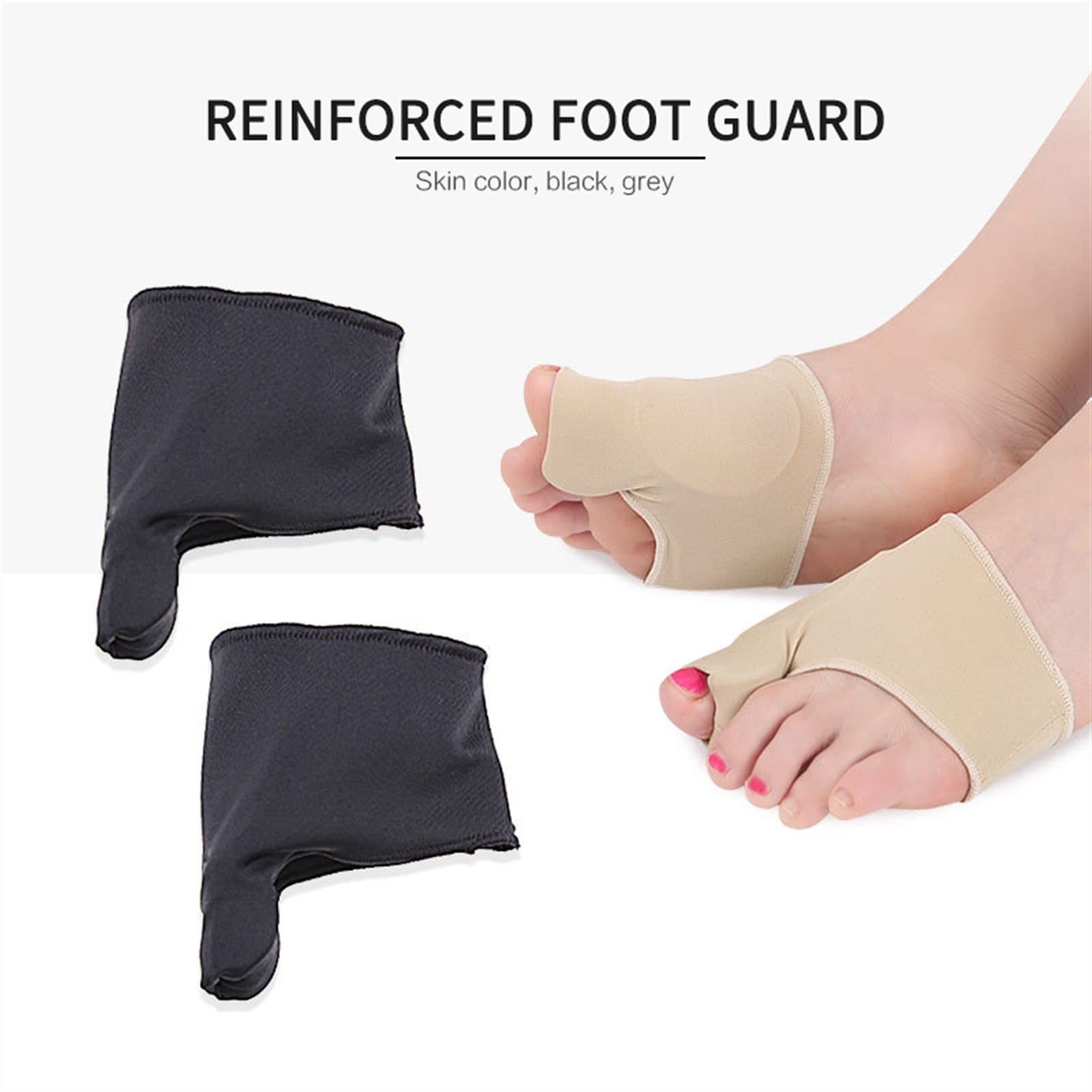 Zehenspreizer Socken Hallux Valgus Bunion Corrector Orthesen Füße Knochen Daumenversteller Korrektur Sockenglätter Pediküre Werkzeug 2 Stück