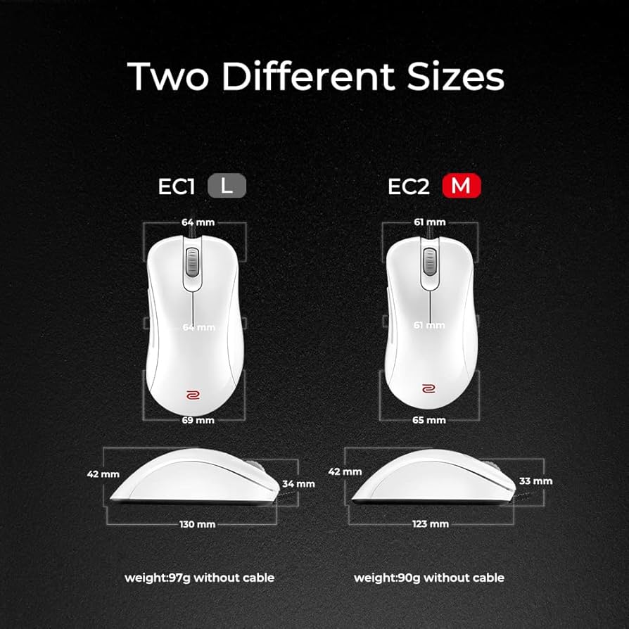 BenQ EC2-B ワイヤレスマウス ホワイト EC2 WHITE - Gaming Mouse for eSports | ZOWIE US