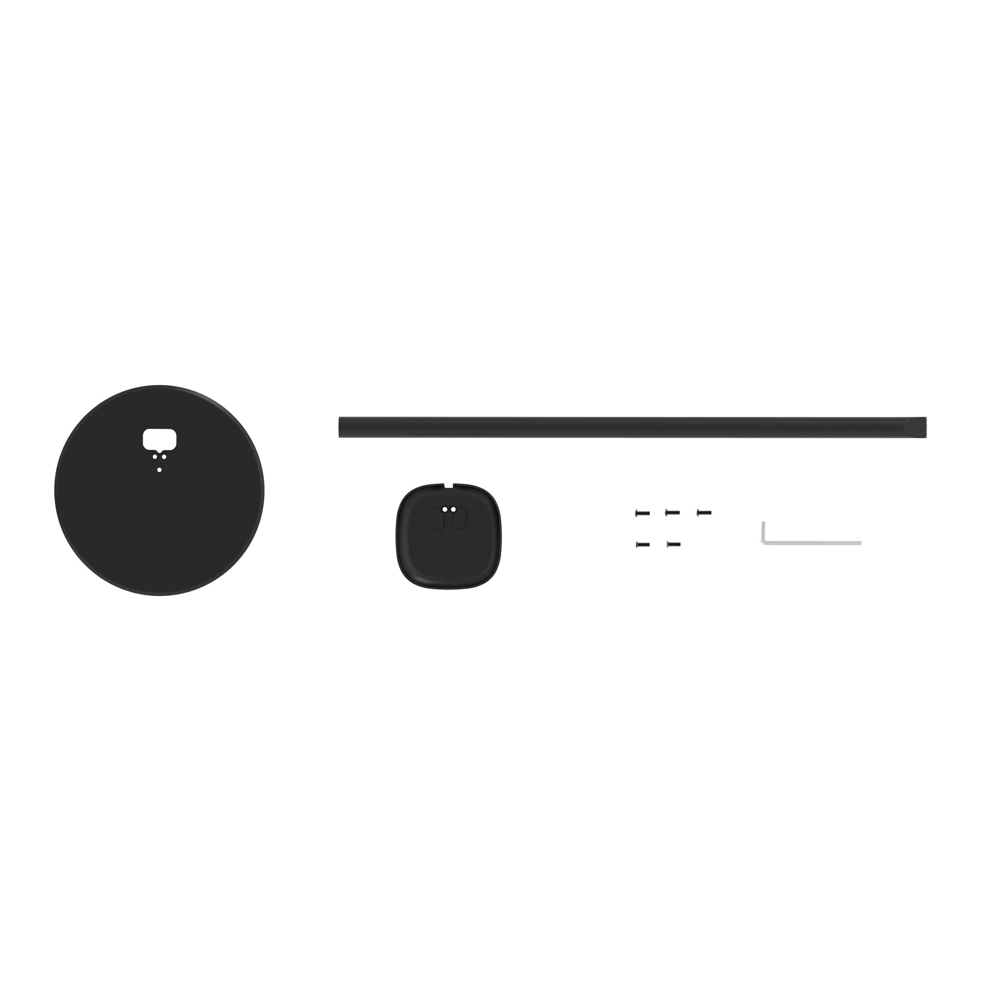 conecto CC50595 Premium Standfuß für SONOS ONE™ + SONOS PLAY:1™ mit Kabelmanagement, Höhe: 71,6cm, Traglast: max. 3,0kg, schwarz (1 Stück)