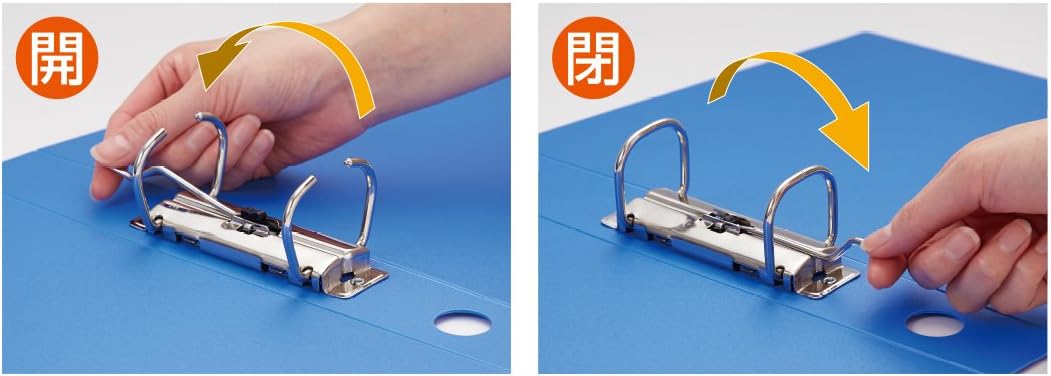 King Jim 6833 Lever Ring File, A5, Suitable Storage Capacity, 350 Sheets, D Type, Blue