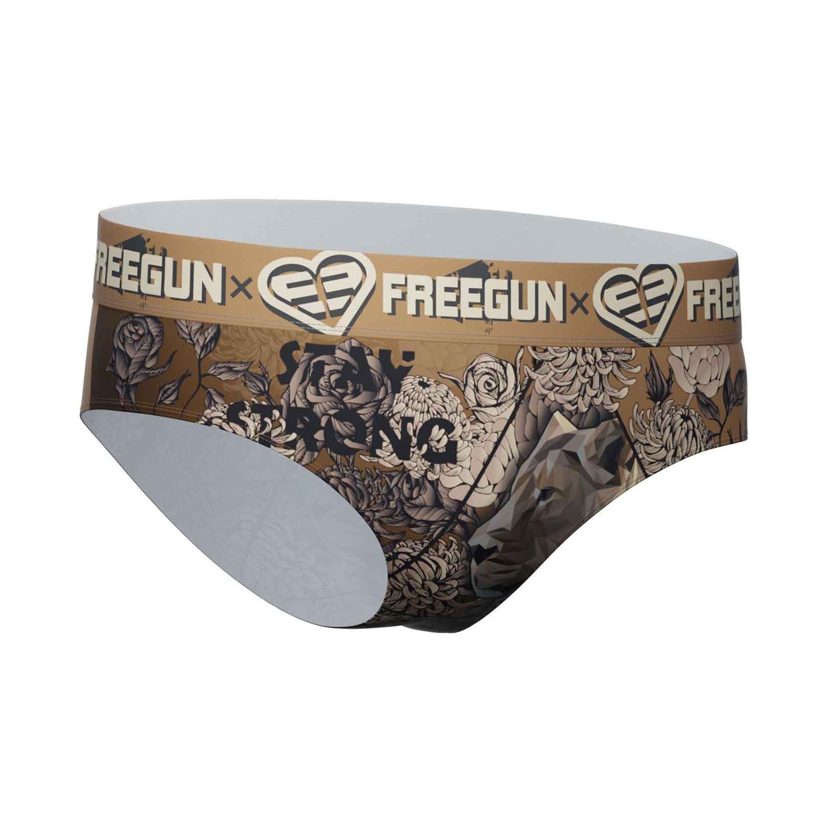 FREEGUN Lot de 4 Boxers Microfibre Femme