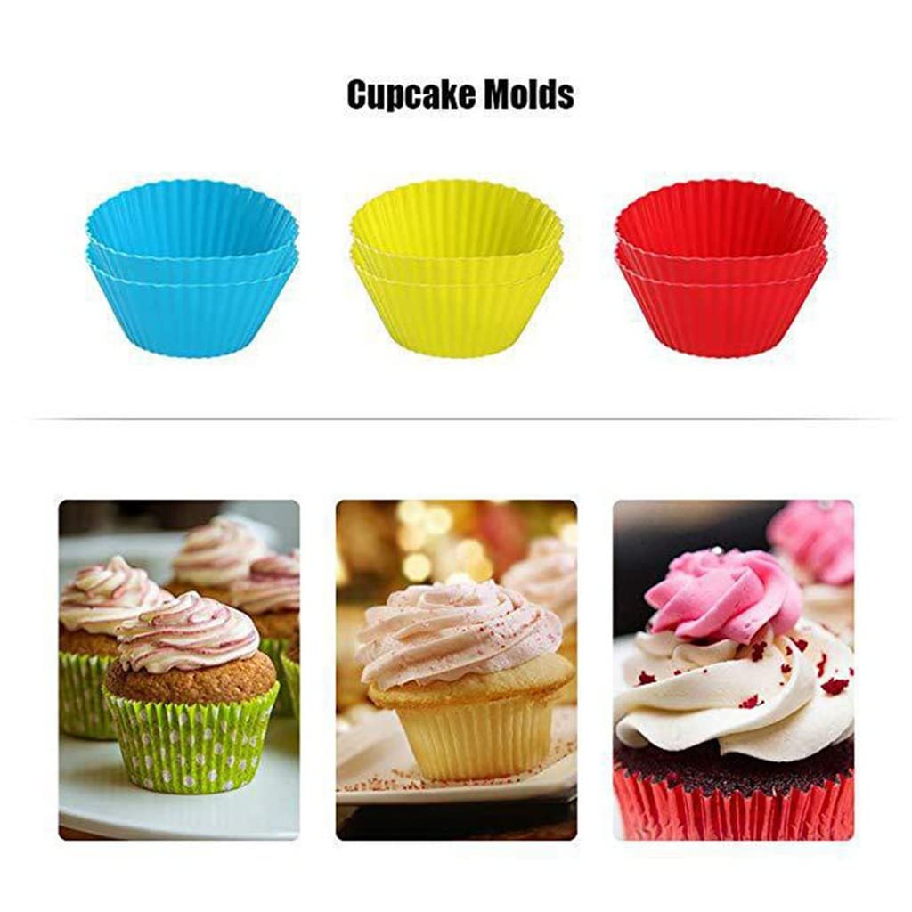 Kit de 102 Piezas para Decorar Pasteles: Incluye moldes para Cupcakes, boquillas, Mangas pasteleras y espátulas. Ideal para Principiantes.
