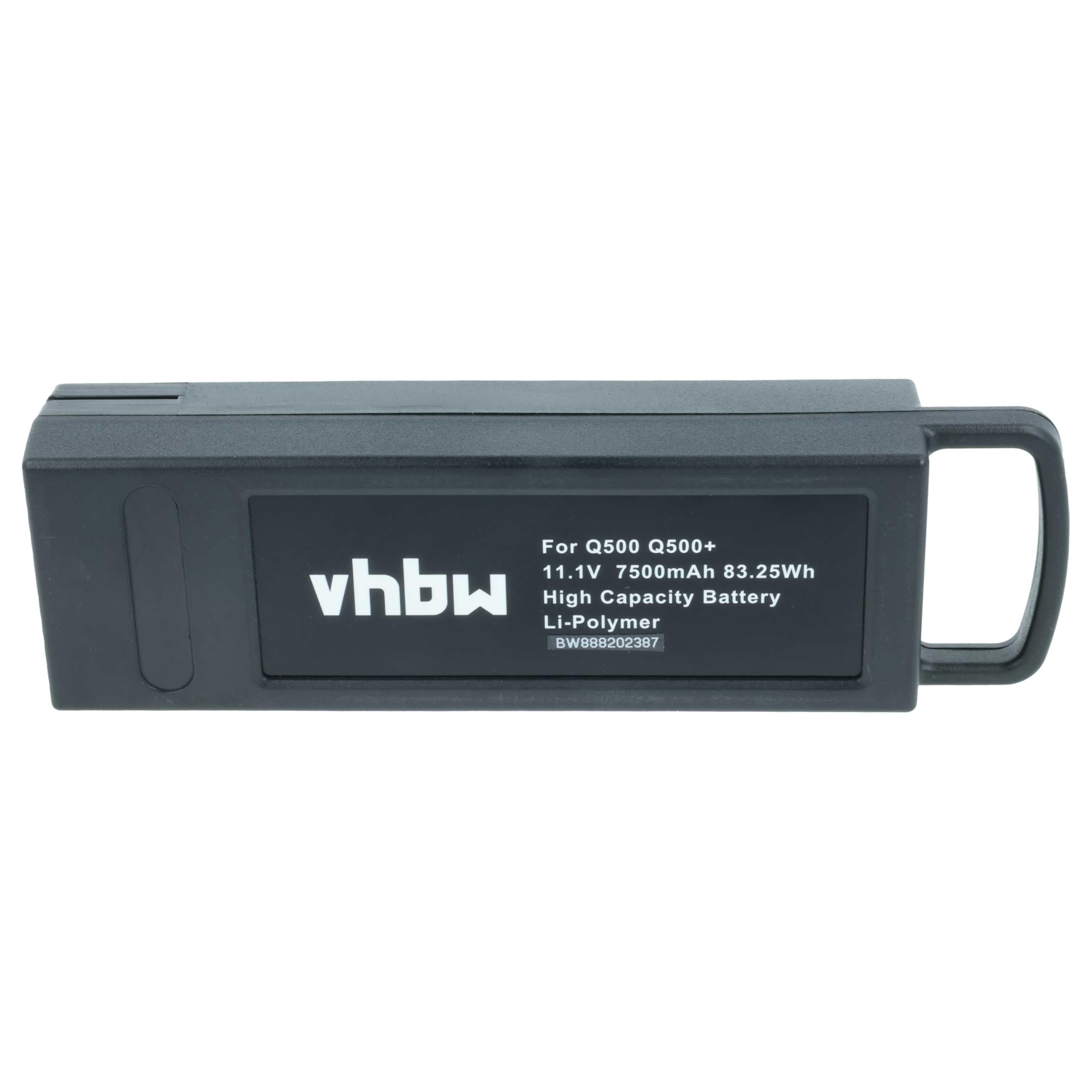 vhbw 2 x akumulator kompatybilny z Yuneec Q500 | Q500 4K, Q500+, Q500+ Pro, Q500+ dron Typhoon Multicopter Quadrocopter (7500 mAh, 11,1 V, litowo-polimerowy)