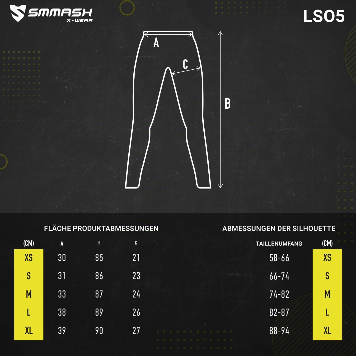 SMMASH Sport Leggings Damen Sportleggings Lang High Waist Push Up Blickdicht Elastisch Figurformend Sporthose Yogahose