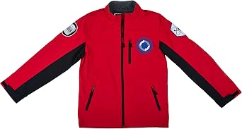 Up and Away Youth STEM Jacket in Red and Black Medium-Weight
