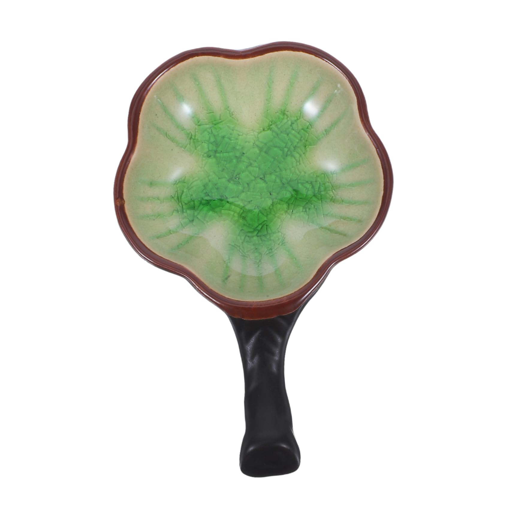 IWOWHERO Ceramic Ink Well Brush Holder Multifunctional Porcelain Dish for Calligraphy Mini Ink Bowl Japanese Writing Tools