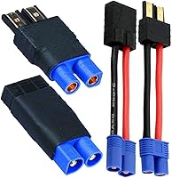 Vista 1 de 2 pares de adaptadores de cargador de batería para conector de identificación Traxxas a EC3 macho hembra, carga o conversión de enchufes de batería