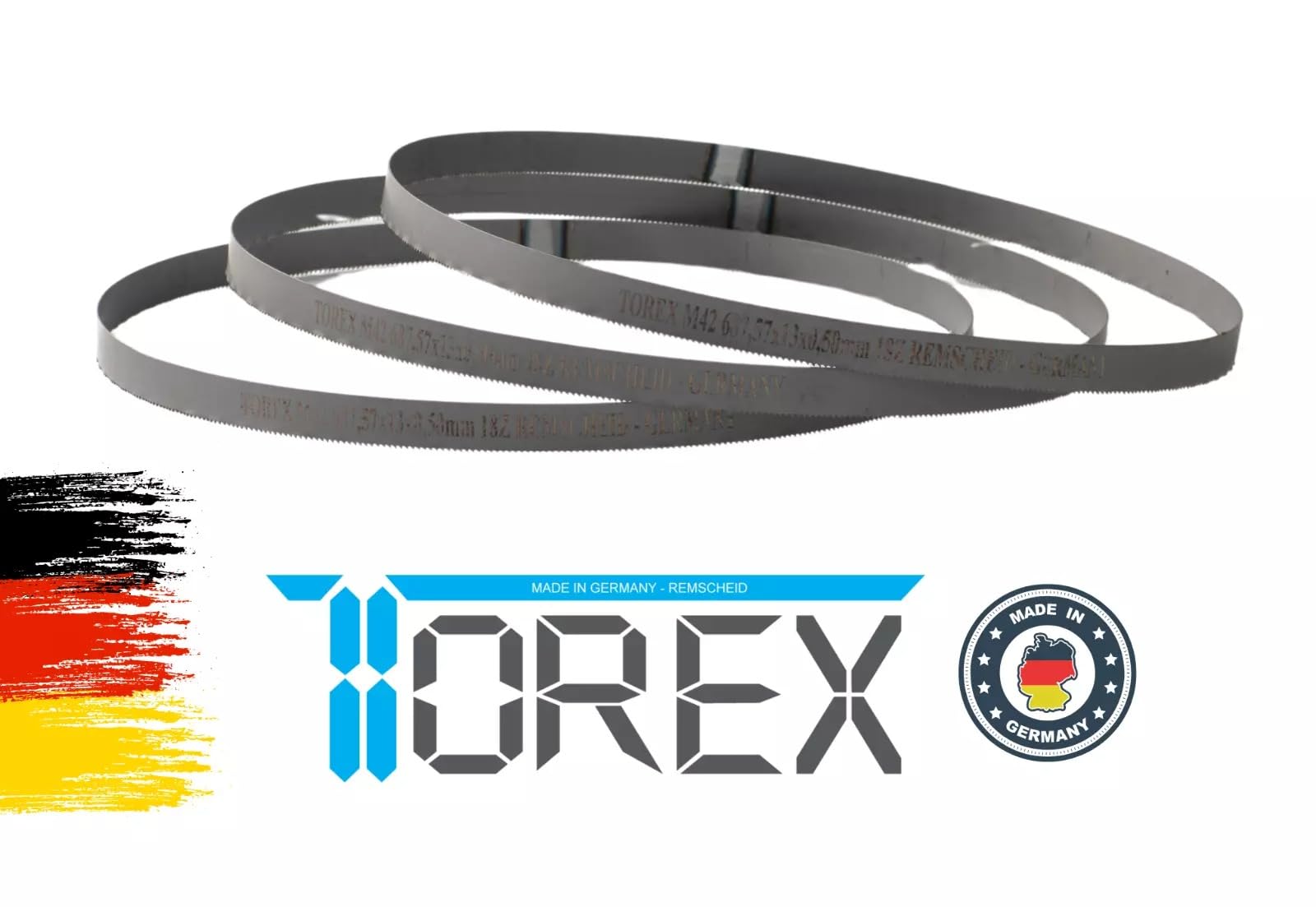 3 cintas de sierra bimetálicas, 733 x 13 x 0,5 mm, 24 Z, para sierra de banda de batería 06012A0400 Bosch 2608649000