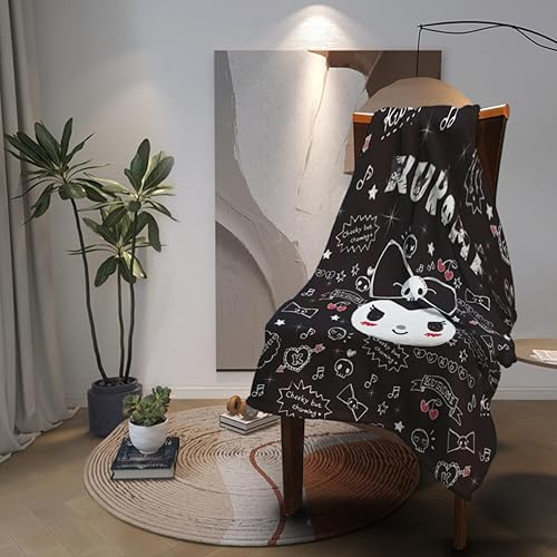 Miniatura 3 de Manta de franela de dibujos animados suave y acogedora para sofá, dormitorio, sala de estar, manta suave como regalo, 52 x 42 pulgadas