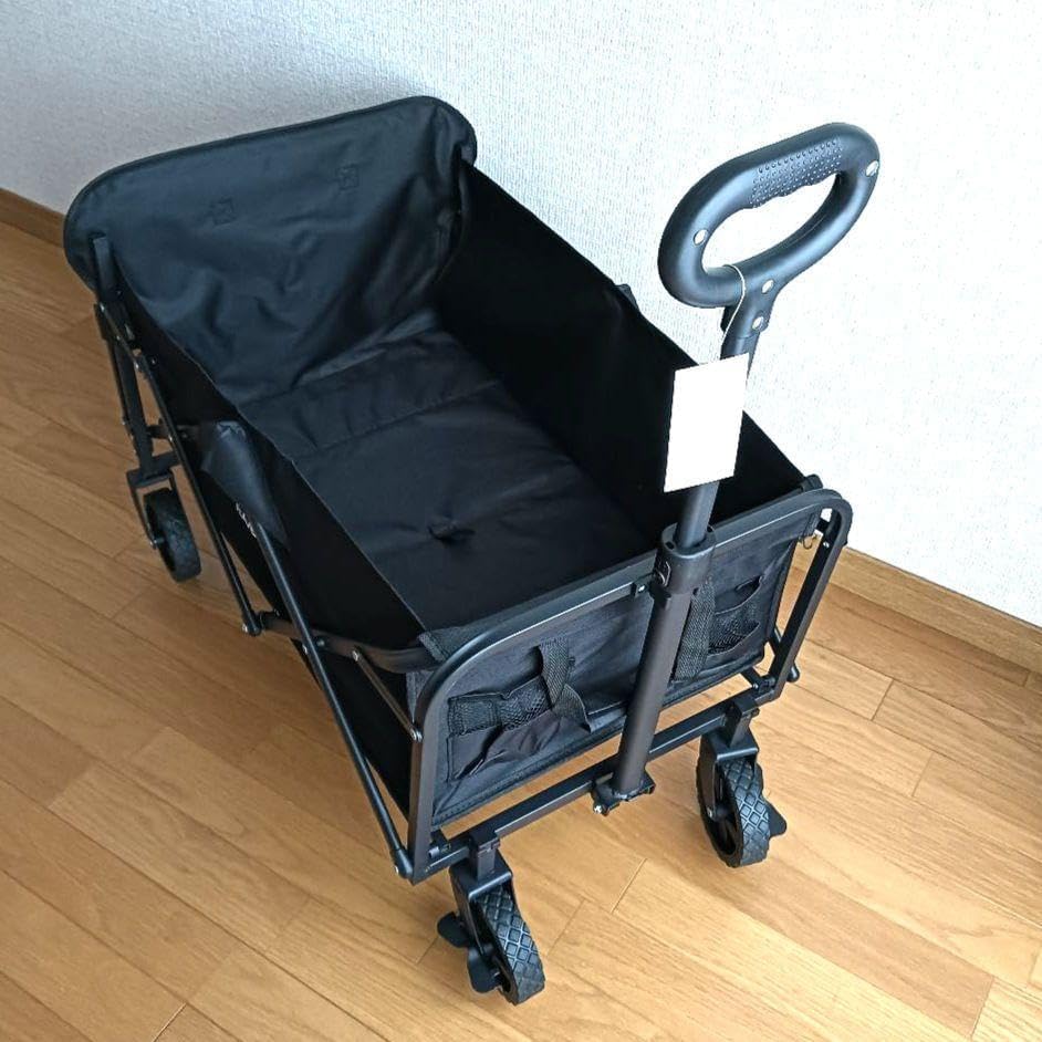 キャリーワゴン キャリーカート 大容量130L 耐荷重120kg Amazon.co.jp