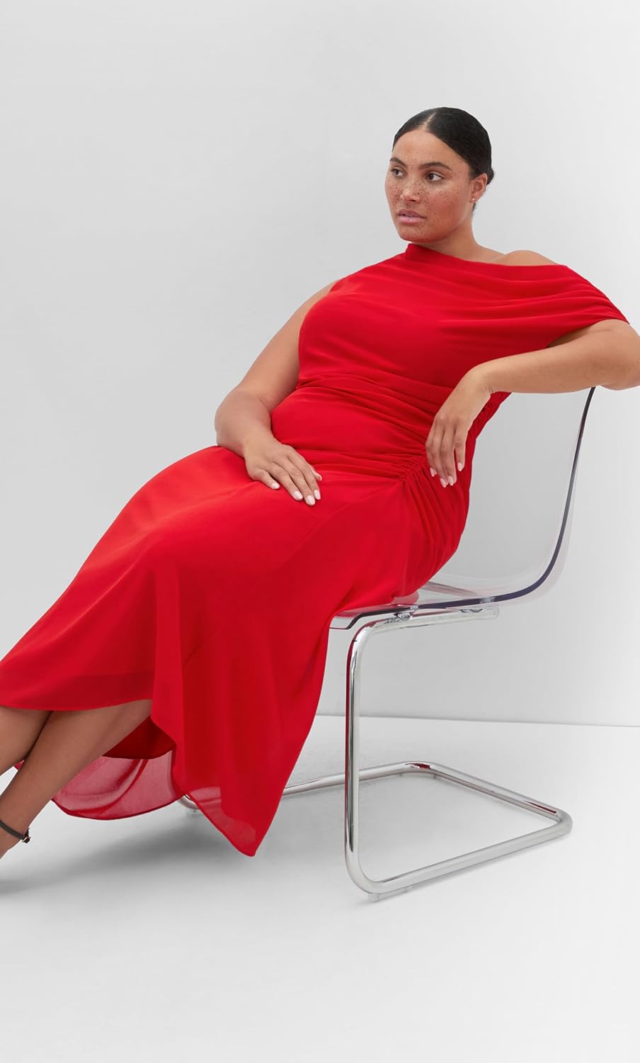 City Chic Plus Size Dress - Vivid Colour Maxi