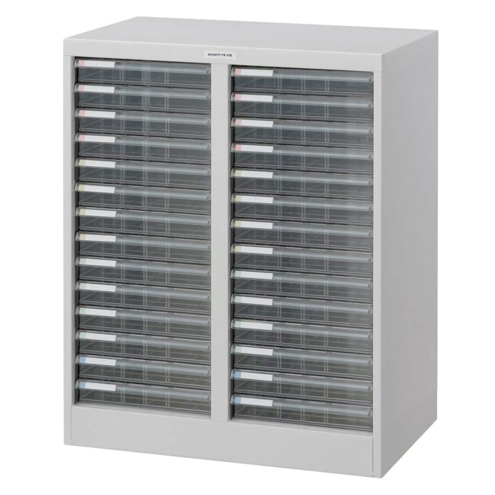 Amazon | ナカバヤシ デスクサイドフロアケース 浅14段×2 A4 タテ型