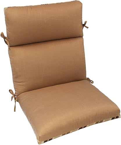 Miniatura 4 de Comfort Classics Inc. Cojín reversible de acrílico para silla canalizado para exteriores, 22 x 44 x 5