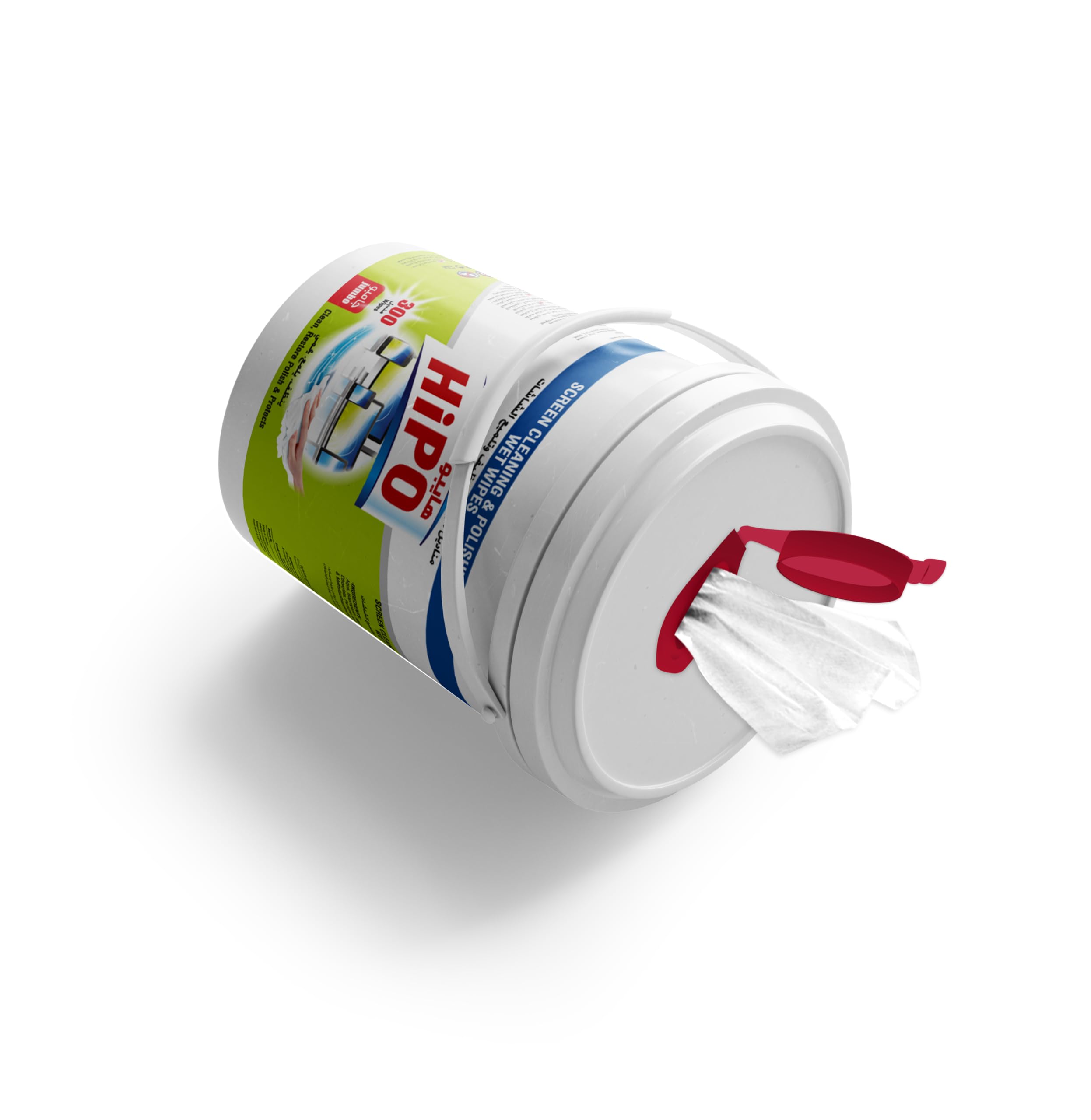 HiPO Toallitas húmedas para todos los tipos de pantalla, limpieza y pulido, 300 toallitas