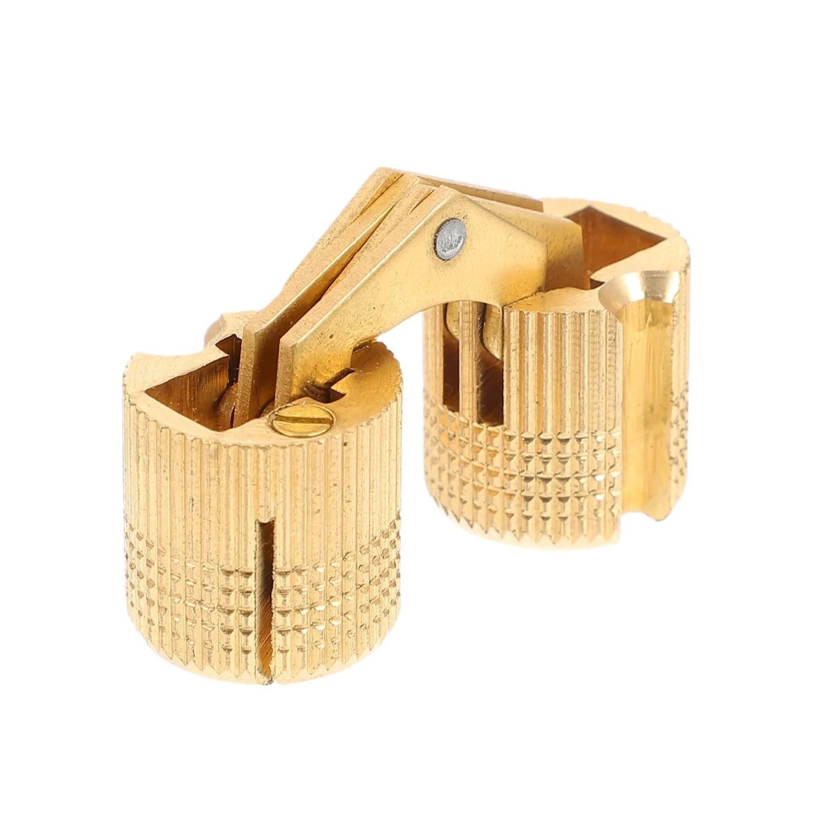 Bisagras de puerta resistentes, 2 bisagras pivotantes ocultas para armarios y muebles, perfectas para puertas y cajones de madera, diseño duradero y resistente
