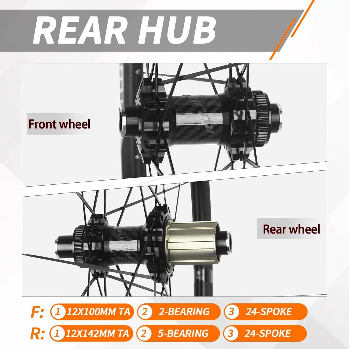 29"/700C Set Di Ruote Con Freni A Disco Center Lock Perno Passante Anteriore 12 * 100mm Posteriore 12 * 142mm HG Cerchio For Cassetta 7-12 Velocità