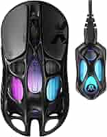 未開封)GravaStar MERCURY X ワイヤレスゲーミングマウス Mercury X 超軽量49g ワイヤレスゲーミングマウス 32000DPI RGB