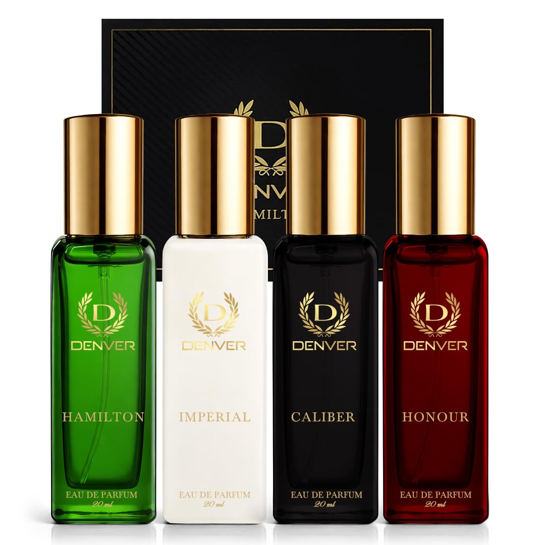 DENVER Hamilton Gift Set for Men - Hamilton, Imperial, Honour, Caliber - 20ML Each | Long Lasting Luxury Perfume EDP-image-6