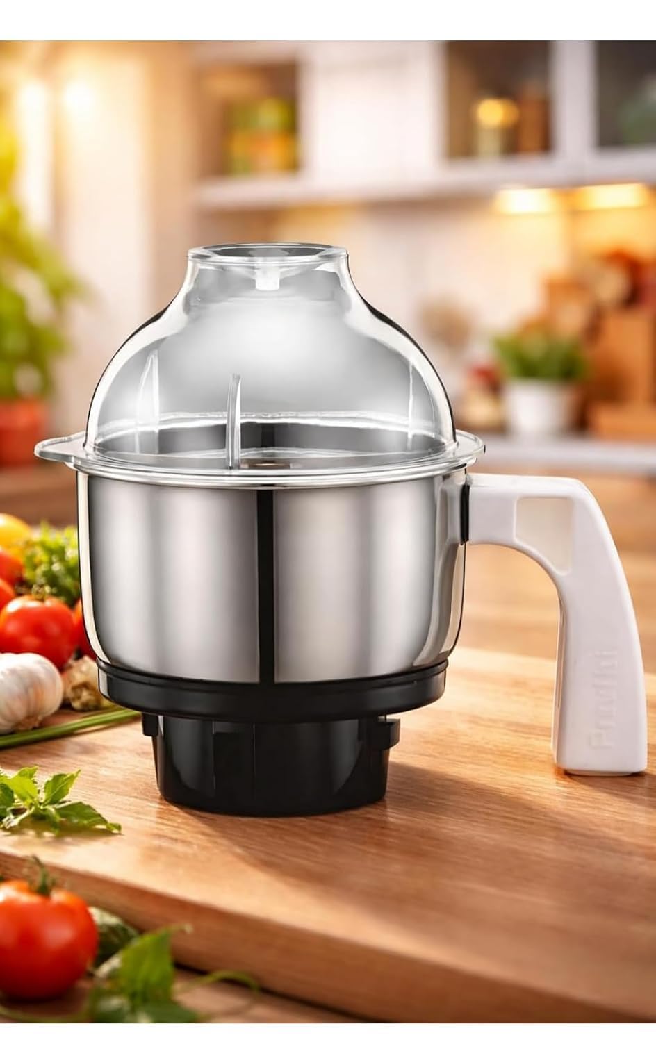 Compatible 500ml Mixer Grinder Replacement Jar for Preethi | Stainless Steel Chutney Dry Grinding Jar Fits Blue Leaf, Titanium, Steel Supreme, Mega Magic, Silver, Trio, Eco Plus & Eco Chef Neo Models-image-13