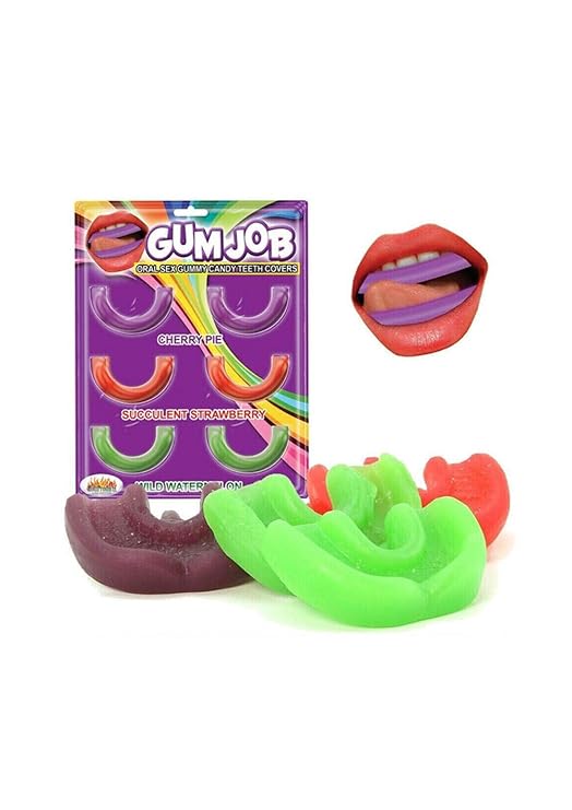 Hott products gum job oral sex candy teeth covers 6 pac…