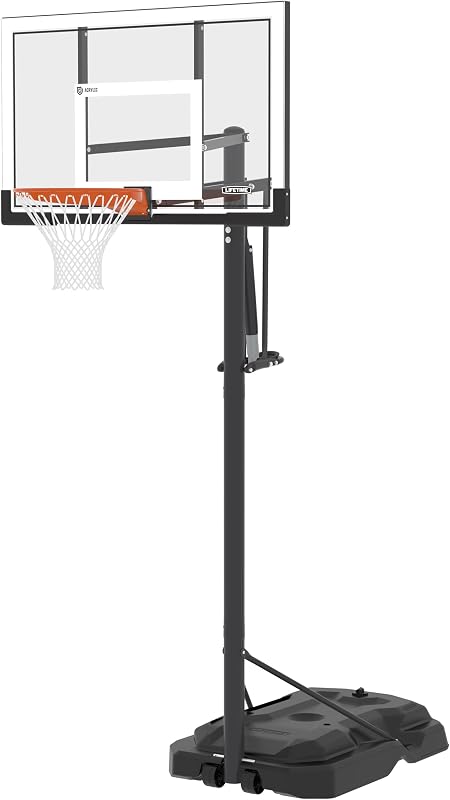 New Adjustable Lifetime Portable Basketball Hoop 71522 54-inch Acrylic Backboard