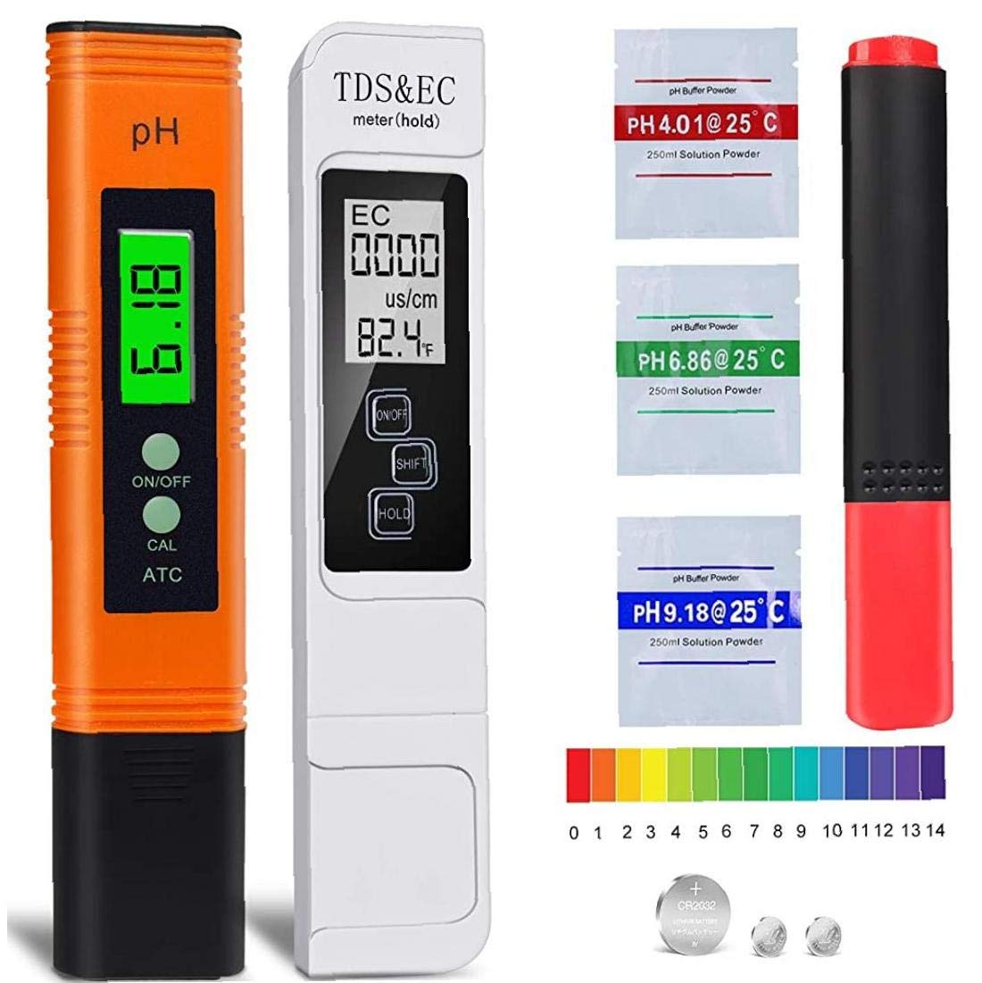 Buy Water Quality Tester Swimming Pool Hot Tub Ph Meter Ec and