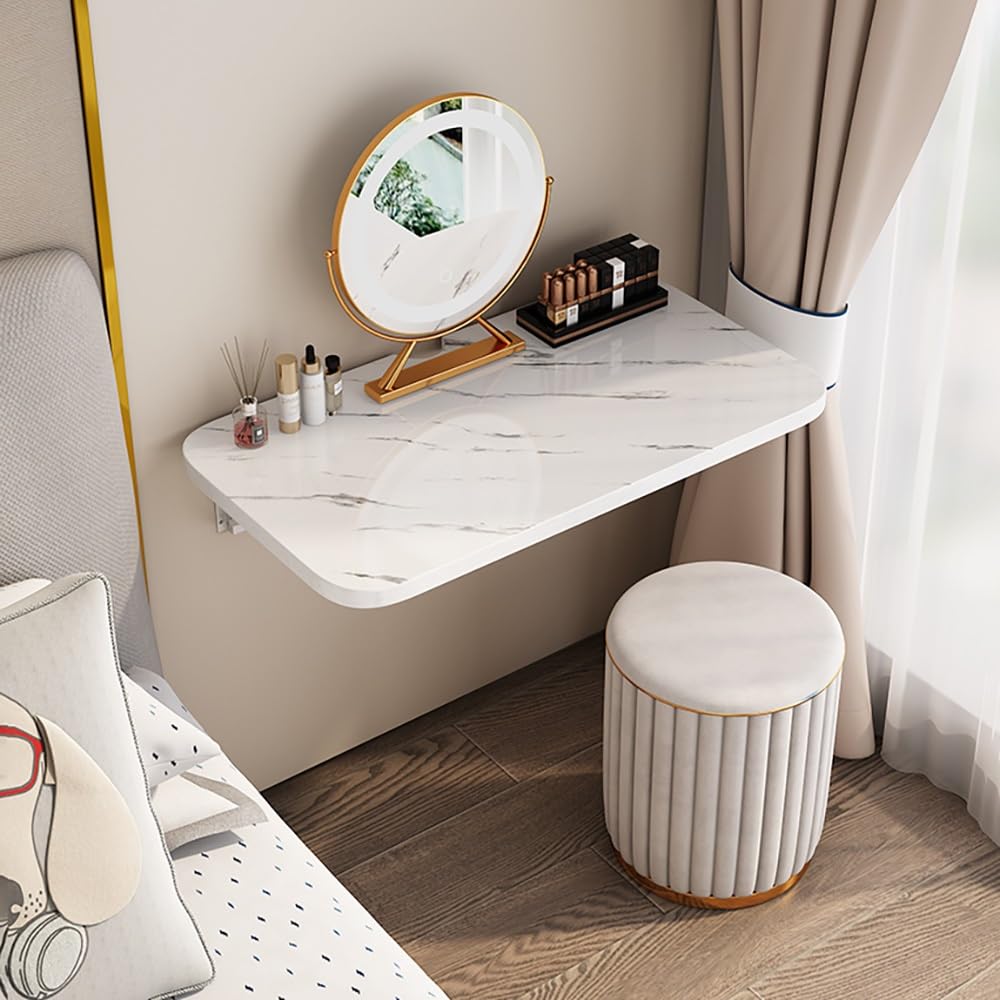 Table pliante murale gain de place pour petit studio urbain