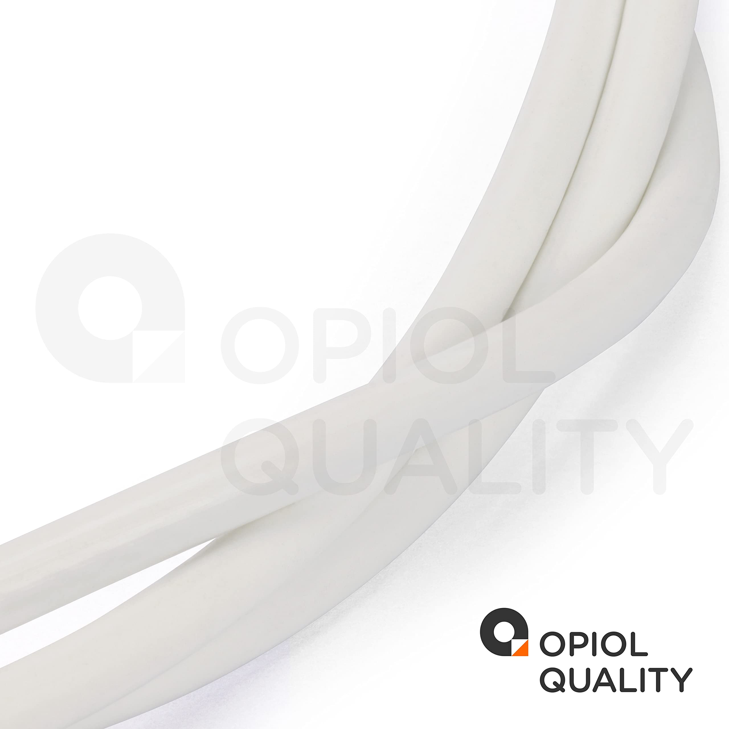 4/5 mm Drahtseil 7X7, PVC ummantelt, transparent, Edelstahl A4 (30 Meter) Stahlseil Zubehör Draht Edelstahldrahtseil Geländerseil Hängender Drahtspule