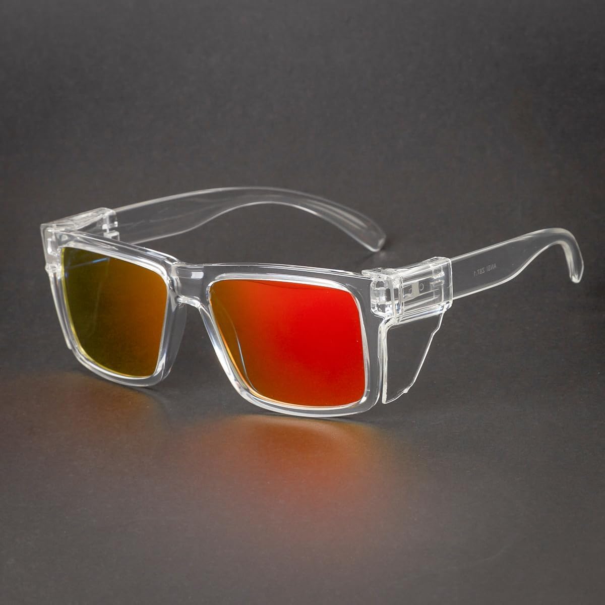 Polarized SafetyGlassesZ87 UV400 WorkSunglasses for men ConstructionCarpentryCyclingDIY&Light Industrial Use