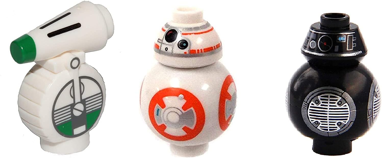 LEGO Star Wars Droid Lot: BB-8 BB-9E and D-O (Very Small)