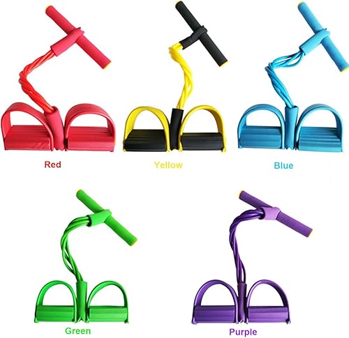 Miniatura 3 de Banda de resistencia de pedal Cuerda de tracción elástica Expansor de culturismo antideslizante para ejercicio sentado