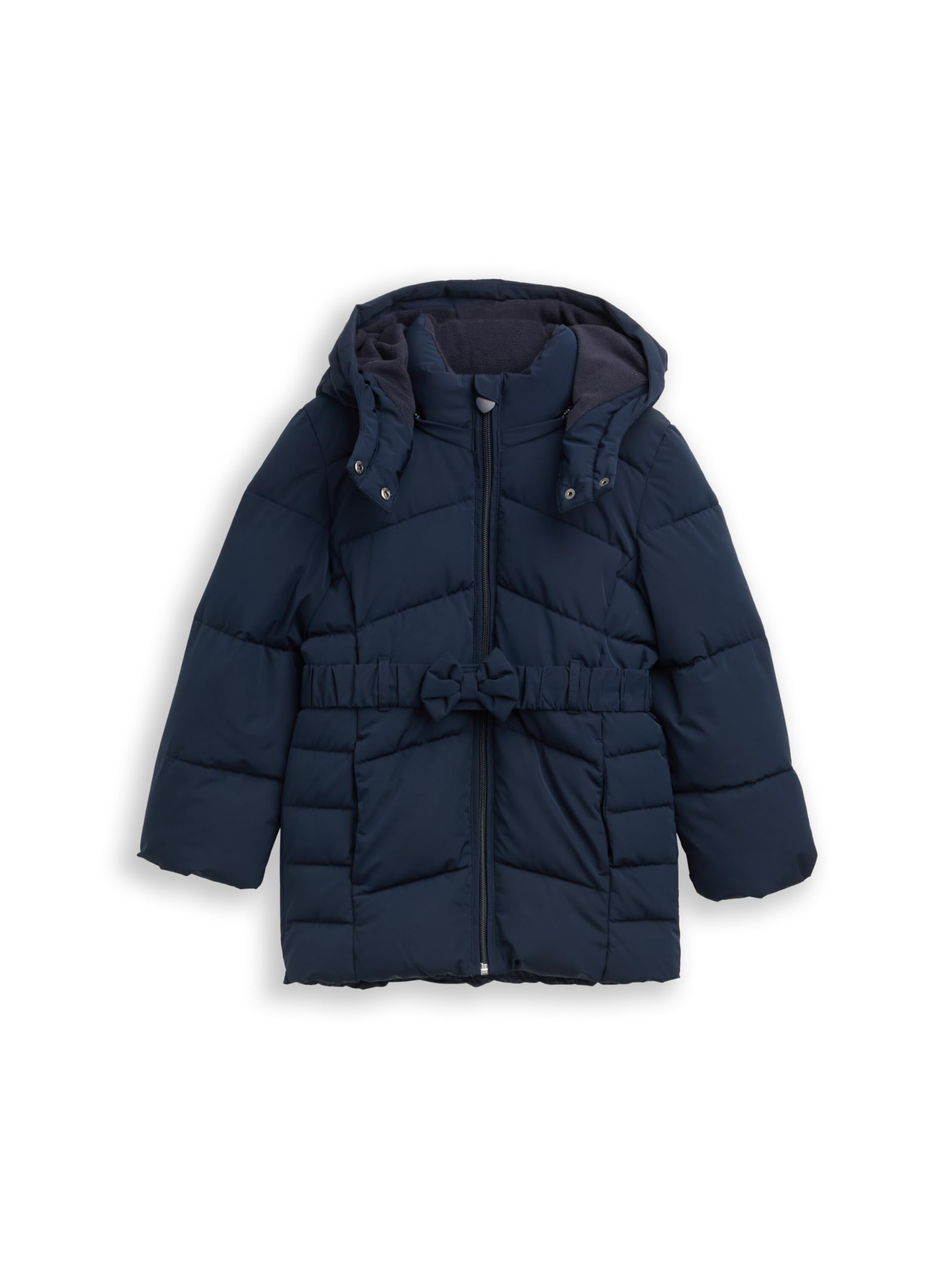 TOM TAILOR Mädchen 1047606 Kinder Puffer-Mantel mit Gürtel (1er Pack)