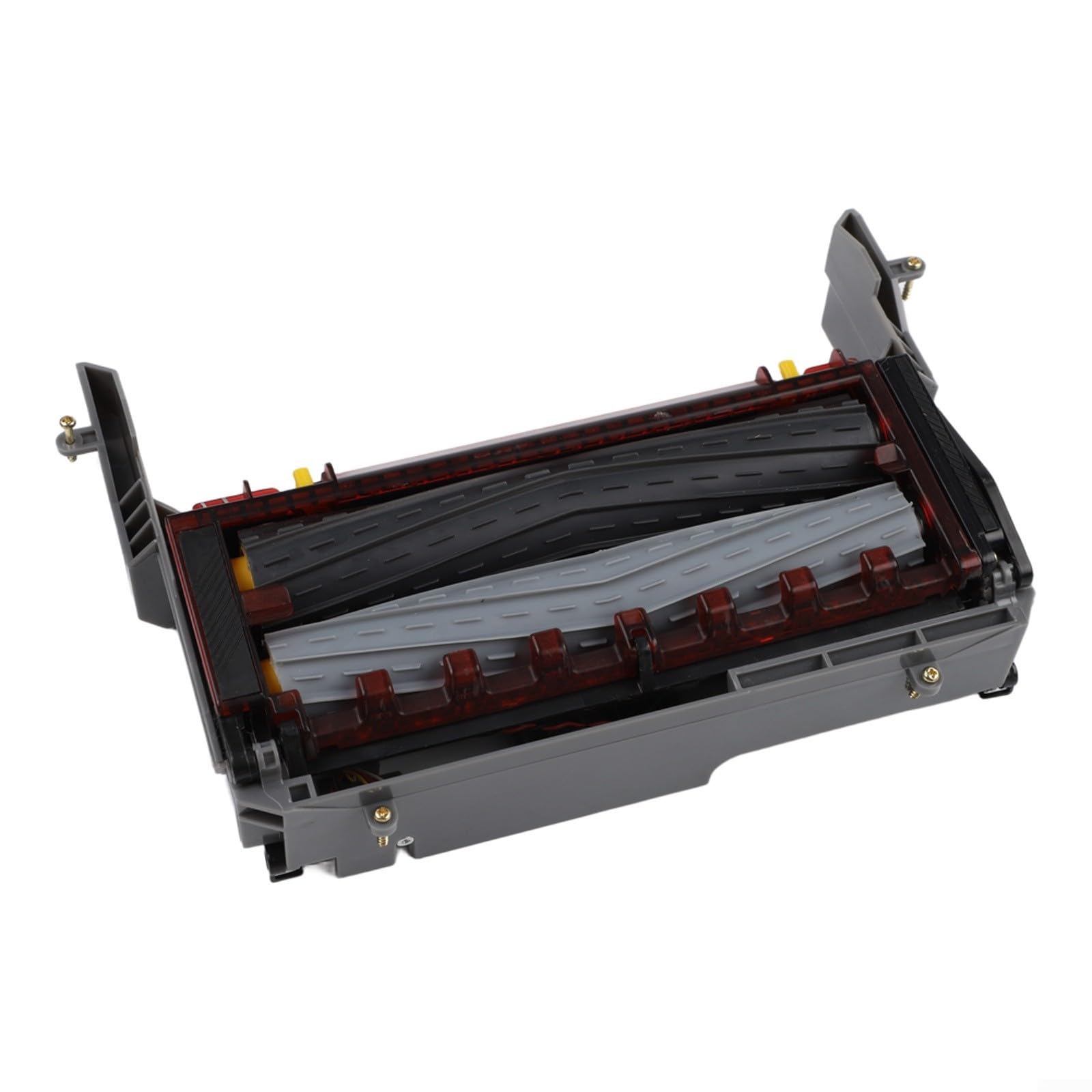Módulo de cabezal de limpieza de cepillo de rodillo para Roomba 800 900 Series 870 880 980, reemplazo de marco de cepillo principal con diseño resistente al desgaste para alfombras y suelos duros
