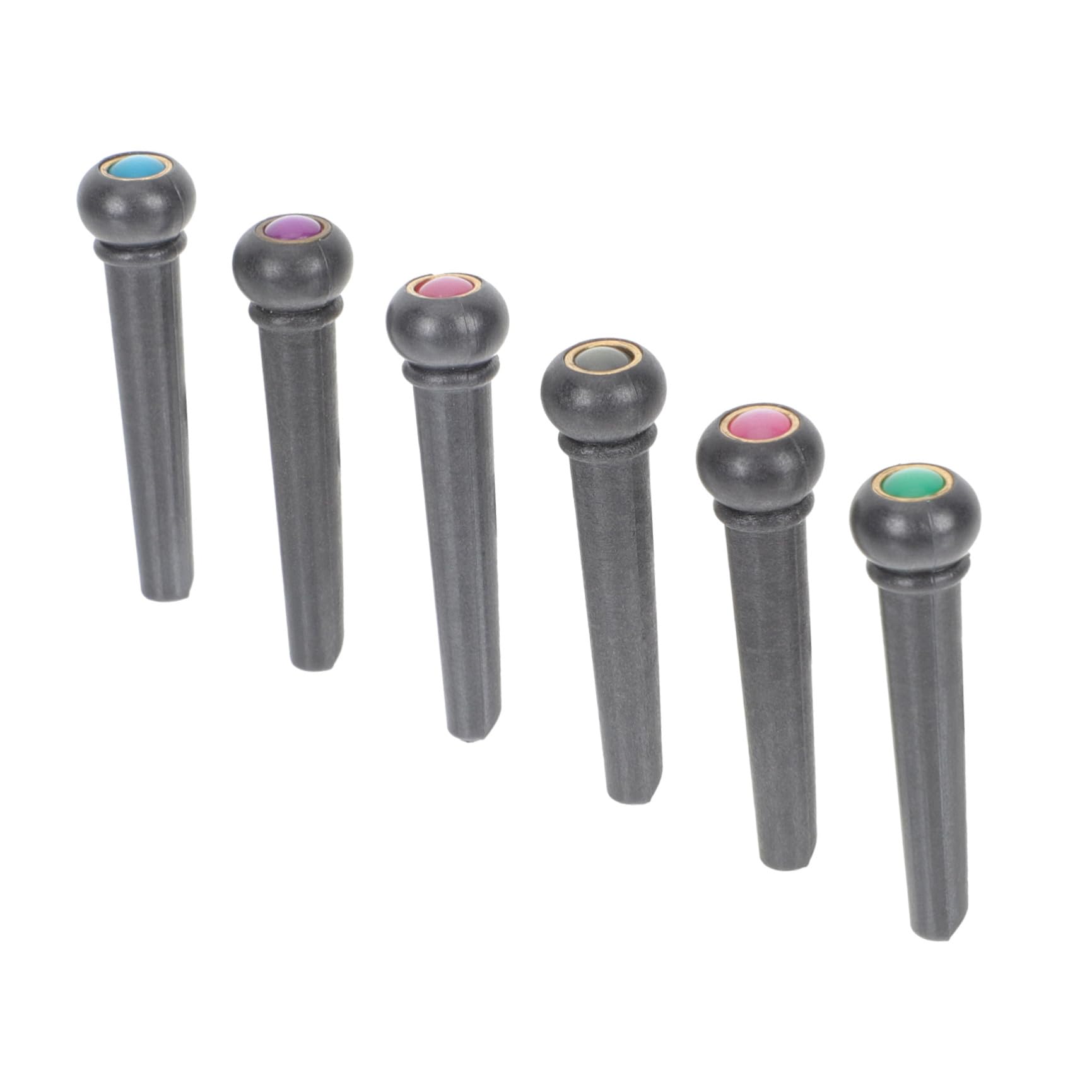 TOYANDONA 30pezzi Piroli Per Chitarra Folk Acciaio Da Accessorio Per Strumenti Musicali Pegs Per Corde Di Alta Qualità Per Chitarre Acustiche e Folk Facili Da Installare e Resilienti