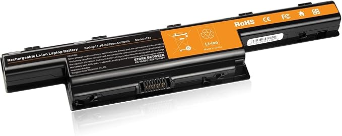 Batería para laptop ACER 58Wh 5200mAh 11.1V Li-ion miniatura 2