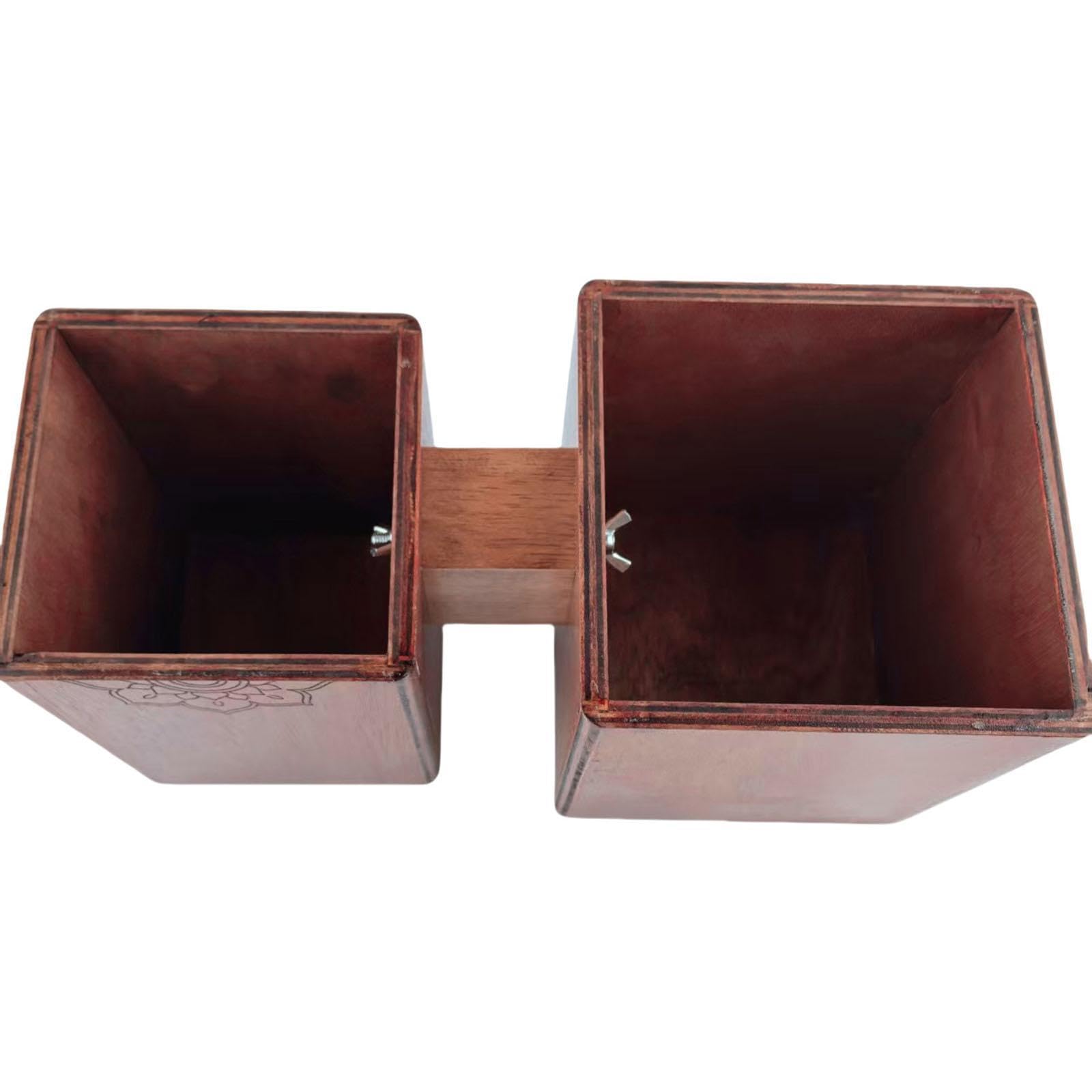 Baoblaze Tambor Bongo de Madera, Tambor de Mano, Instrumento Musical para Principiantes Y Profesionales, Caja de Tambores
