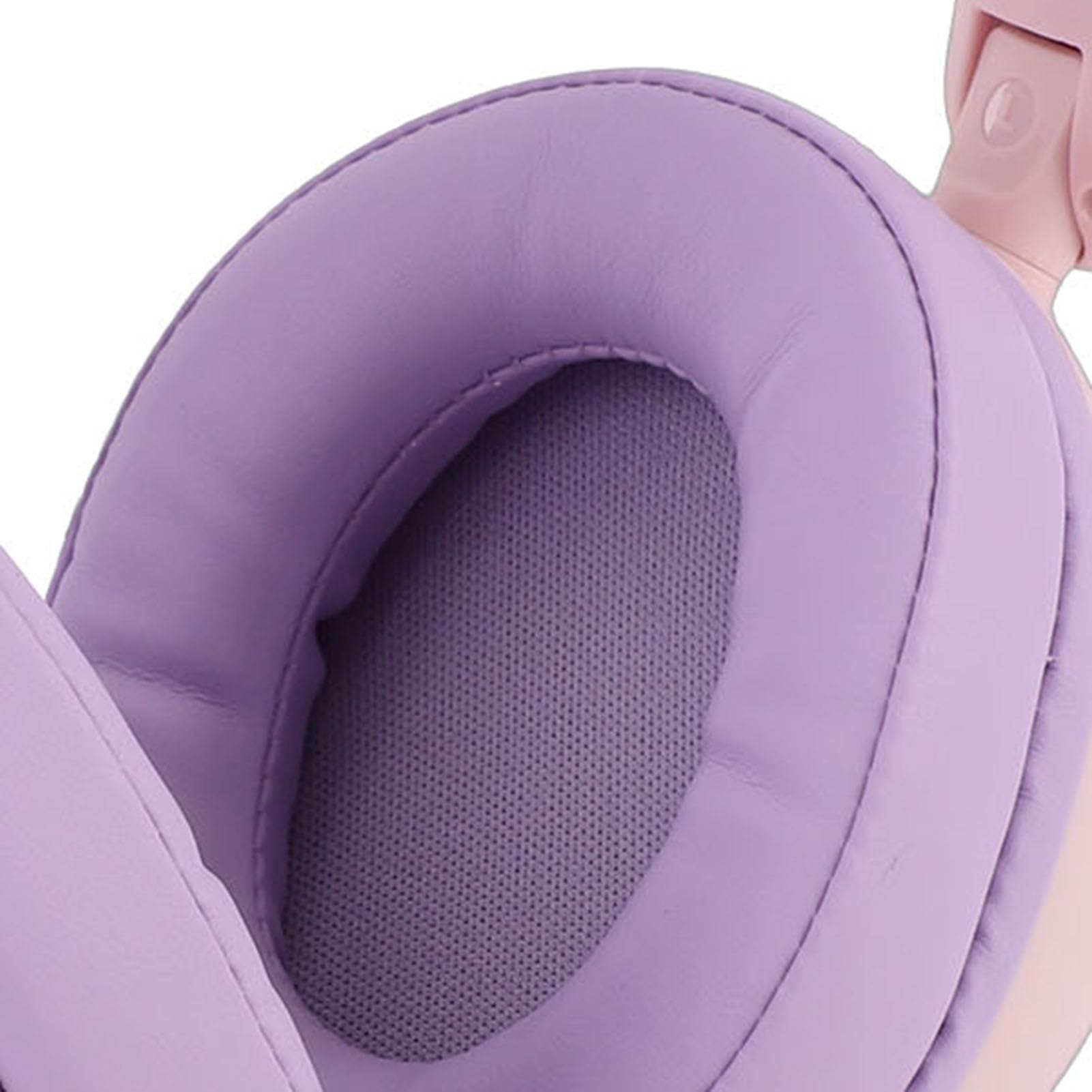 Cuffie Bluetooth per Bambini, Limite Volume 85 DB Luci LED Cuffie Bluetooth per Bambini, Wireless per con Ricarica USB C Batteria da 25 Ore per Adolescenti (PINK)